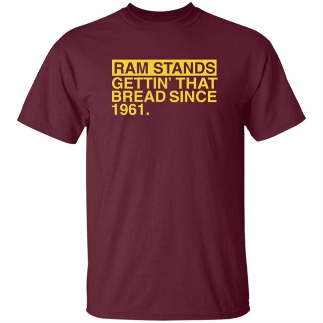 Ram Stands Gettin' That Bread Since 1961 Shirt Ram Stands Gettin' That Bread Since 1961 Shirt Southeast Polk Rams Ram Stands Gettin' That Bread Since 1961 Shirt Hoodie Sweatshirt