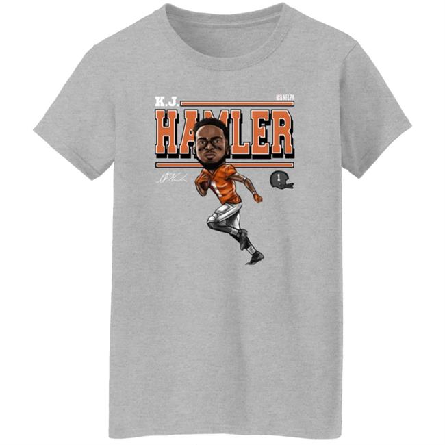 Tim Patrick Wearing Kj Hamler Shirt Denver Football K.J. Hamler Cartoon Shirt Tim Patrick Wearing Kj Hamler Shirt Denver Football K.J. Hamler Cartoon Shirt