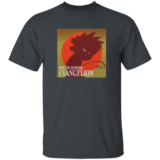 Pee On Genesis Evangelion Shirt The Hard Times Shop Pee On Genesis Evangelion Shirt The Hard Times Shop