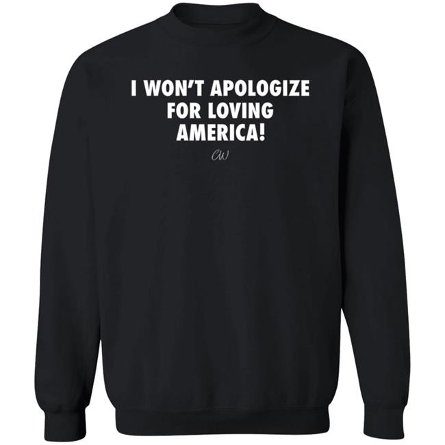 I Won't Apologize For Loving America Shirt Brittany Aldean Officialchristianwalker Merch I Won't Apologize For Loving America Shirt Brittany Aldean Officialchristianwalker Merch