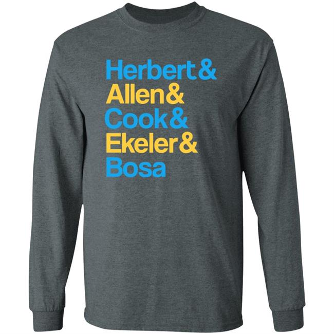 Herbert Allen Cook Ekeler Bosa Shirt Chargers Herbert Allen Cook Ekeler Bosa Shirt Chargers