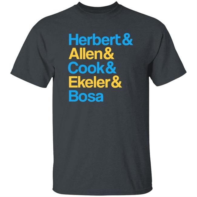 Herbert Allen Cook Ekeler Bosa Shirt Chargers Herbert Allen Cook Ekeler Bosa Shirt Chargers