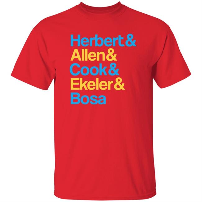 Herbert Allen Cook Ekeler Bosa Shirt Chargers Herbert Allen Cook Ekeler Bosa Shirt Chargers