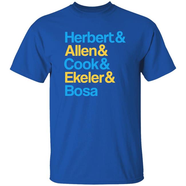 Herbert Allen Cook Ekeler Bosa Shirt Chargers Herbert Allen Cook Ekeler Bosa Shirt Chargers