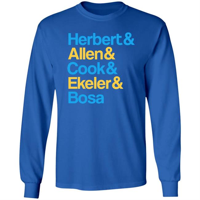 Herbert Allen Cook Ekeler Bosa Shirt Chargers Herbert Allen Cook Ekeler Bosa Shirt Chargers