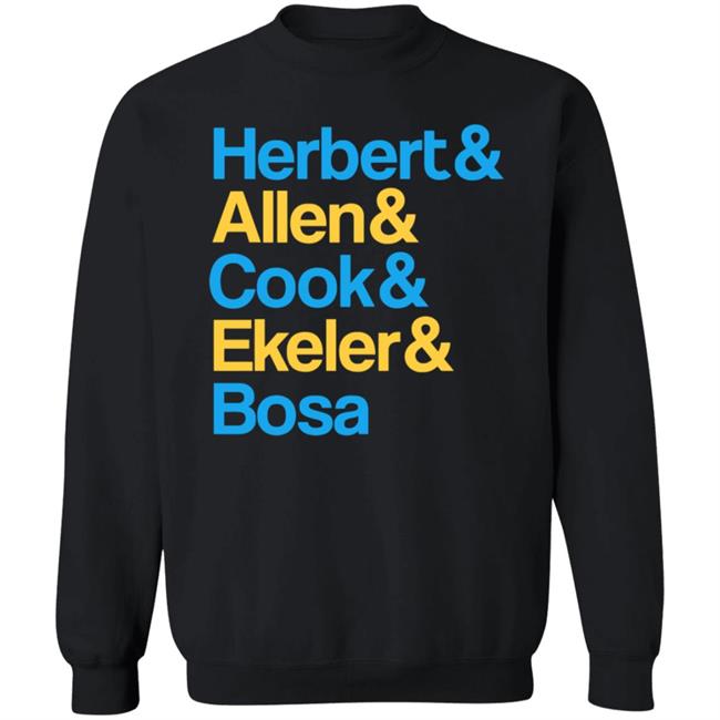 Herbert Allen Cook Ekeler Bosa Shirt Chargers Herbert Allen Cook Ekeler Bosa Shirt Chargers