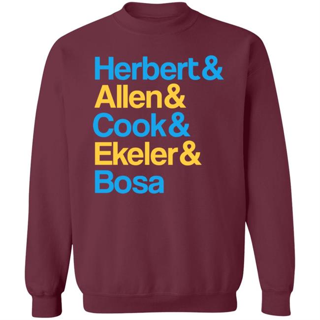 Herbert Allen Cook Ekeler Bosa Shirt Chargers Herbert Allen Cook Ekeler Bosa Shirt Chargers