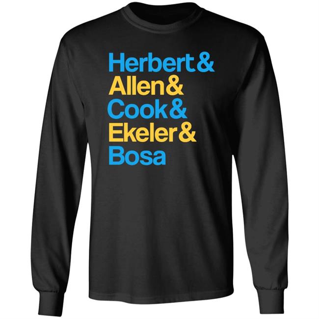 Herbert Allen Cook Ekeler Bosa Shirt Chargers Herbert Allen Cook Ekeler Bosa Shirt Chargers