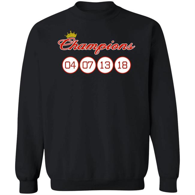 Jared Carrabis Champions 04 07 13 18 Shirt Hoodie Swaeatshirt Jared Carrabis Champions 04 07 13 18 Shirt Hoodie Swaeatshirt