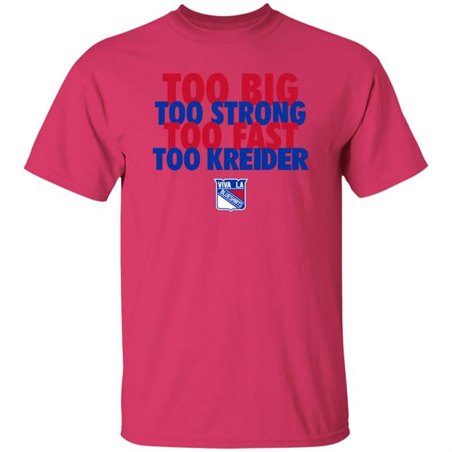 Michael Gismondi Too Big Too Strong Too Fast To Kreider Shirt Barstoolsports Merch Michael Gismondi Too Big Too Strong Too Fast To Kreider Shirt Barstoolsports Merch