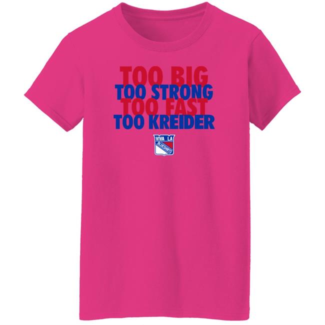 Michael Gismondi Too Big Too Strong Too Fast To Kreider Shirt Barstoolsports Merch Michael Gismondi Too Big Too Strong Too Fast To Kreider Shirt Barstoolsports Merch