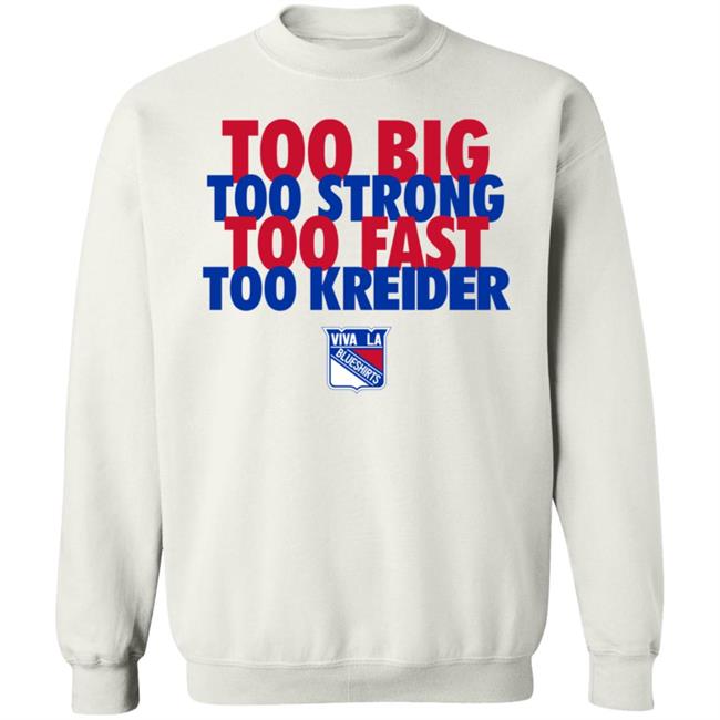 Michael Gismondi Too Big Too Strong Too Fast To Kreider Shirt Barstoolsports Merch Michael Gismondi Too Big Too Strong Too Fast To Kreider Shirt Barstoolsports Merch