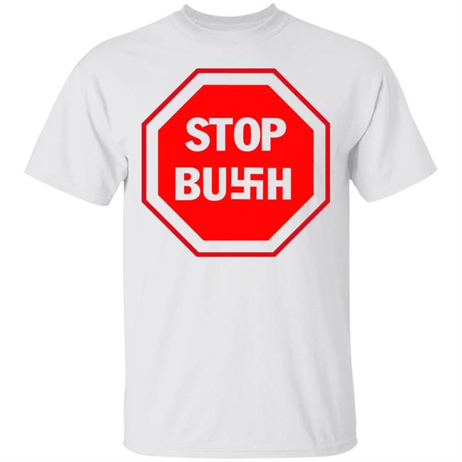 New Punk Voter 'Stop Bush' Black Shirt Hoodie Sweatshirt And T Shirt