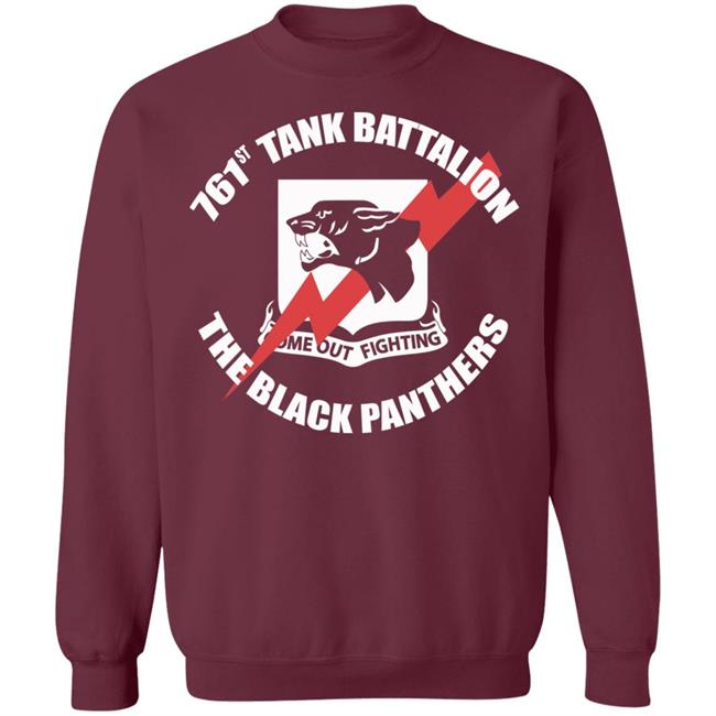 761st Tank Battalion Black Panthers T Shirt Hoodie Sweatshirt 761st Tank Battalion Black Panthers T Shirt Hoodie Sweatshirt