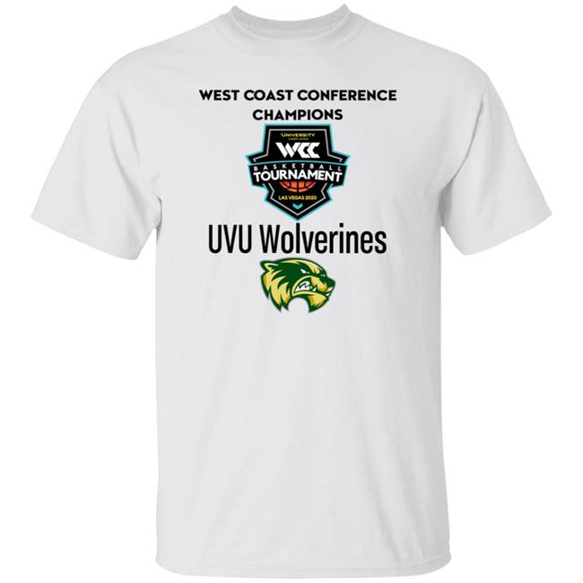 Utah Football Stats and Analysis West Coast Conference Champions Uvu Wolverines Shirt