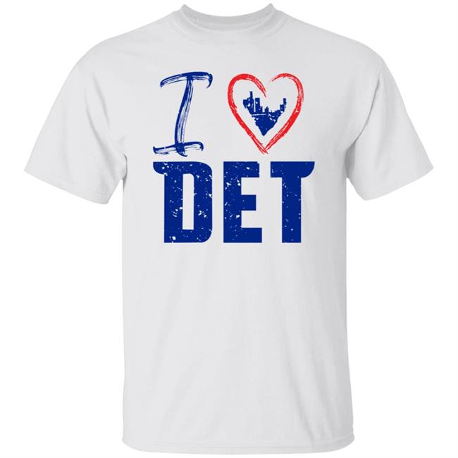 I Love Det Shirt Detroit Pistons I Love Det Shirt