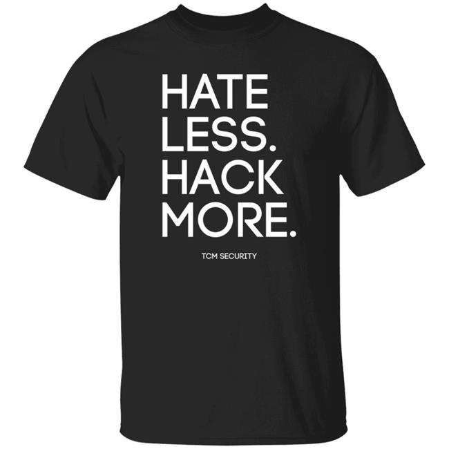 Hate Less Hack More Tcm Security Shirt Heathresting Grinch Face Adams Thecybermentor