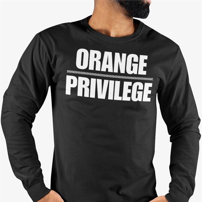 Orange Privilege Sweatshirt