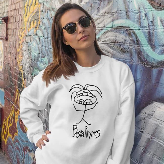 Checktherhyme1_ Busta Rhymes Hoodie White