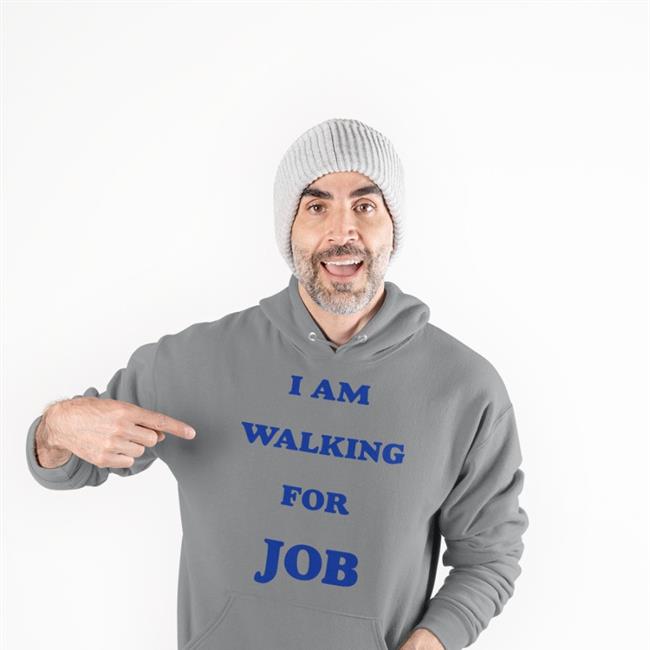 Srinivas BV I Am Walking For Job Shirt White