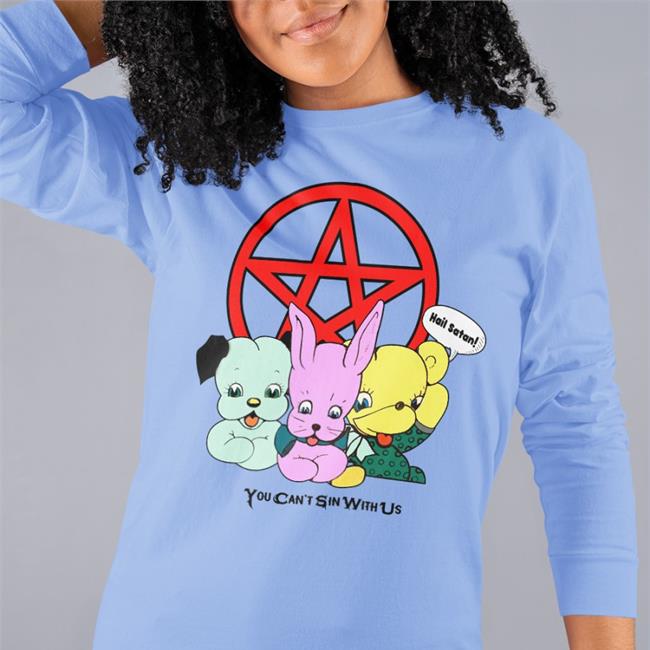 The Goodshirts Shop Shirts That Go Hard You Can't Sin With Us Shirt