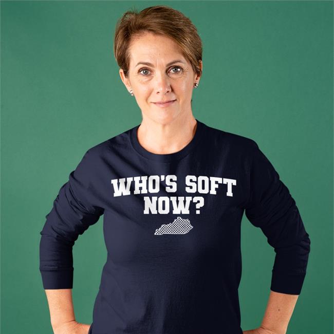Barstool Sports Store Who's Soft Now Sweatshirt Carolina Blue