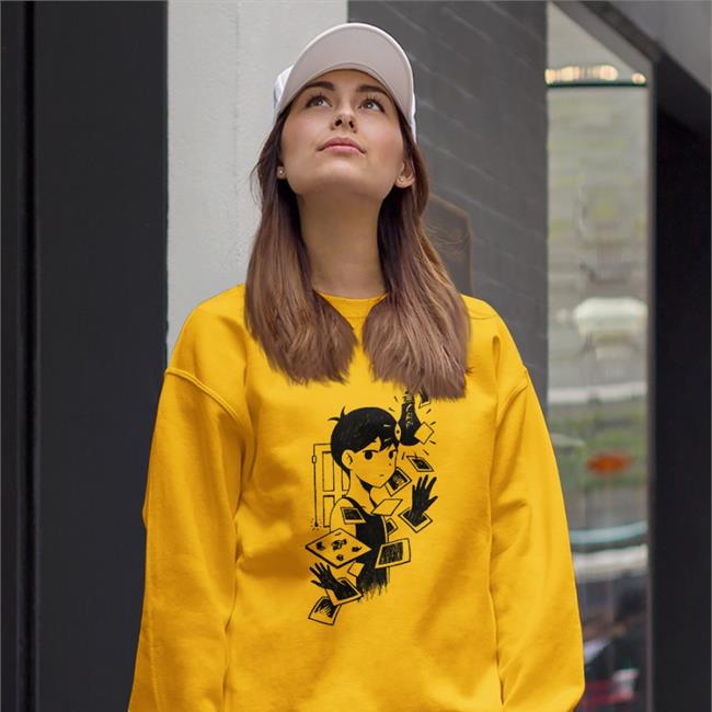 Omori White Space Shirt Wario64 Omori Merch