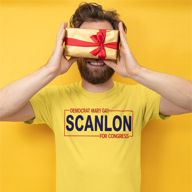 Funny Democrat Mary Gay Scanlon For Congress T Shirt