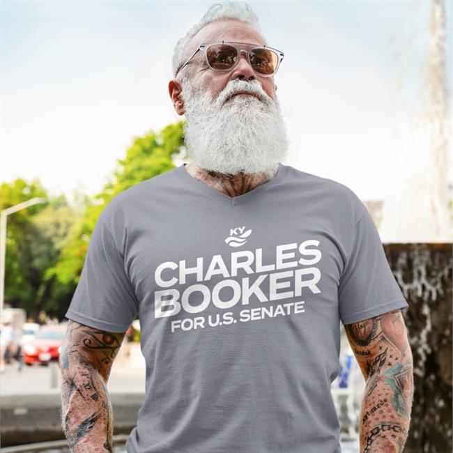 Charles Booker Wearing Charles Booker For Us Senate Sweatshirt Booker4ky