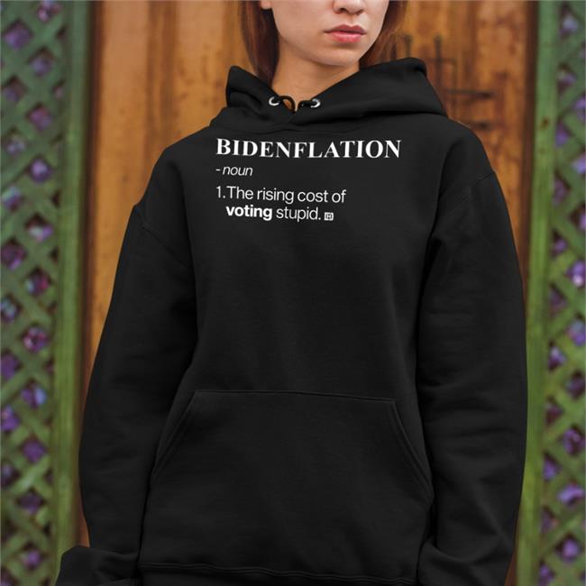 David J Harris Jr Bidenflation The Rising Cost Of Voting Stupid Sweatshirt
