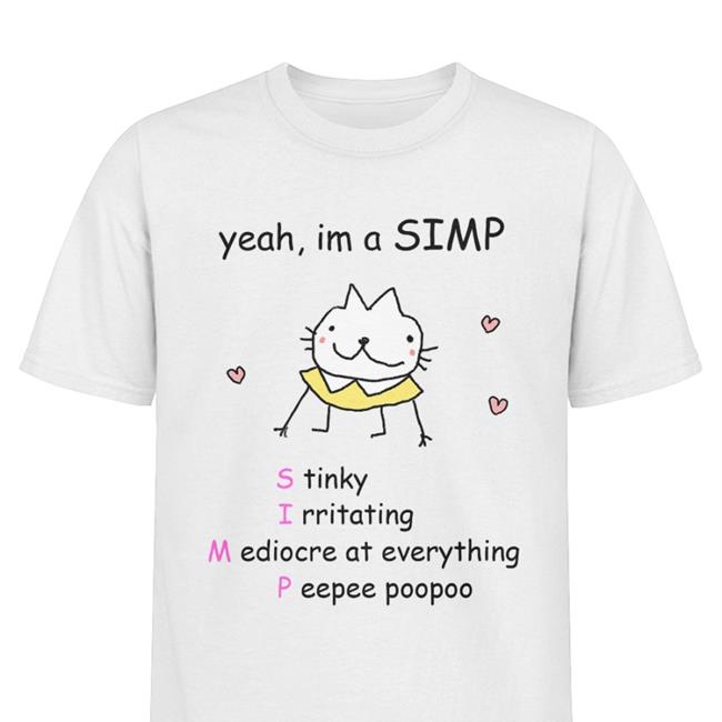 Stinky Katie Yeah I'm A Simp Stinly Irritatating Mediocre At Everything Sweatshirt
