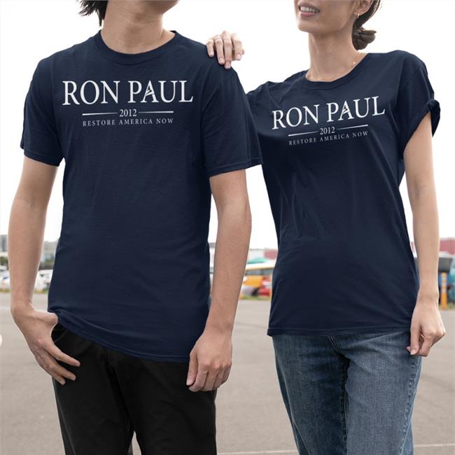 Ron Paul 2012 Restore America Now Tee Shirt