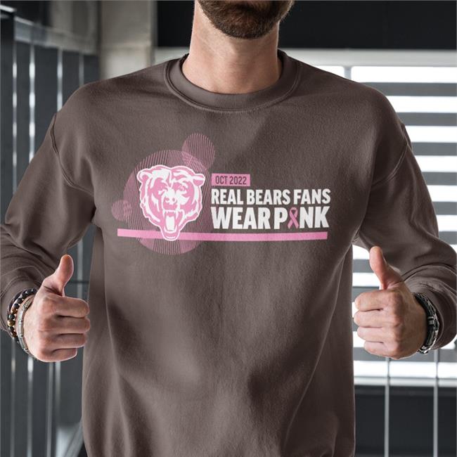 The 2022 Real Bears Fans Wear Pink Hoodied Sweatshirt The 2022 Real Bears Fans Wear Pink Shirts