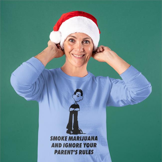 Smoke Marijuana And Ignore Your Parent's Rules Tee Shirt