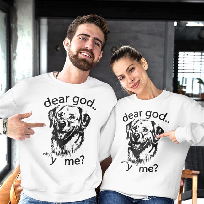 Dear God, Y Me Sweatshirt