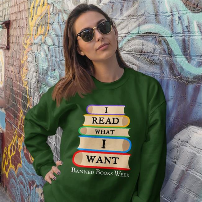 I Read What I Want Banned Books Week T Shirt