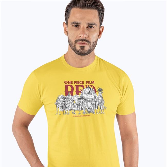 One Piece Film Red I'm Gonna Be King Of The Pirates Tee Shirt Overall
