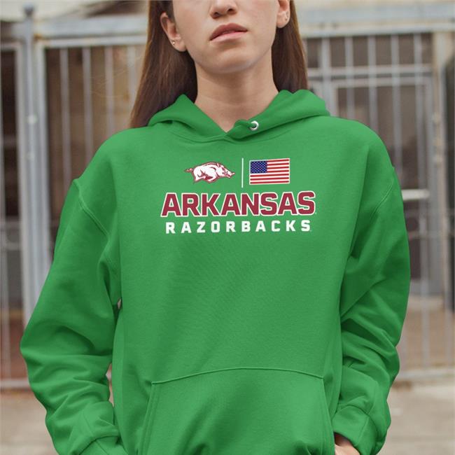 Arkansas Razorbacks Old Glory T Shirt Arkansasrazorbacks