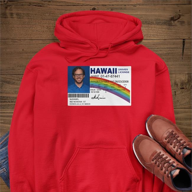 JasonMcCourty Mc Daniel Hawaii Driver License Shirts Black