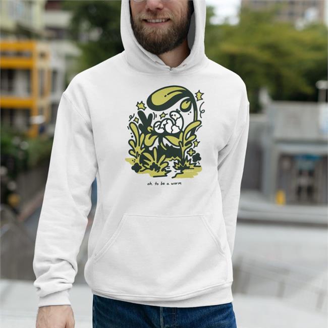 White Sulkypup Oh To Be A Worm T Shirt Oh To Be A Worm Shirt