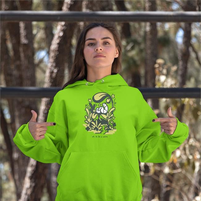 White Sulkypup Oh To Be A Worm T Shirt Oh To Be A Worm Shirts