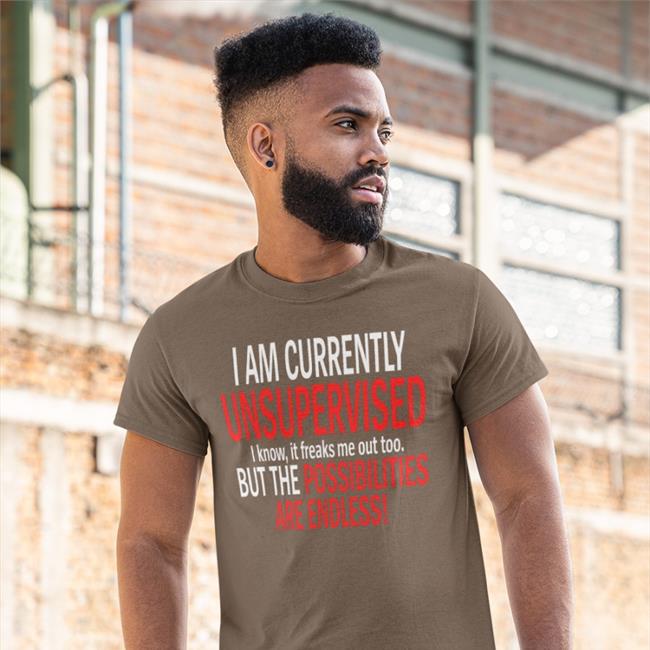 Mathismurder I Am Currently Unsupervised I Know It Freaks Me Out Too But The Possibilities Are Endless Shirt Feliciavox