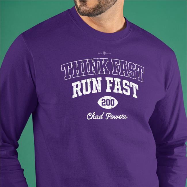 Saquon Barkley Think Fast Run Fast Chad Powers Shirt