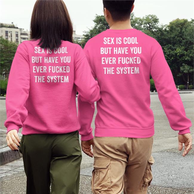 Sex Is Cool But Have You Ever Fucked The System Hoodie Sweatshirt Shirts That Go Hard