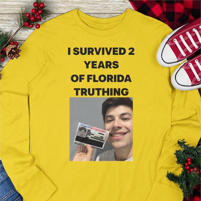 Meilo I Survived 2 Years Of Florida Truthing Hoodie White