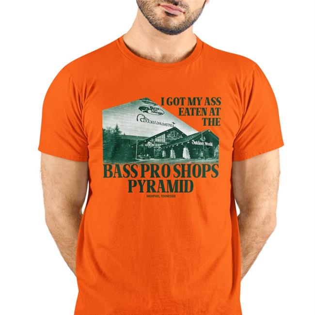 Crying In The Club Merch Cryingintheclub 69 I Got My Ass Eaten At The Bass Pro Shops Pyramid Shirt
