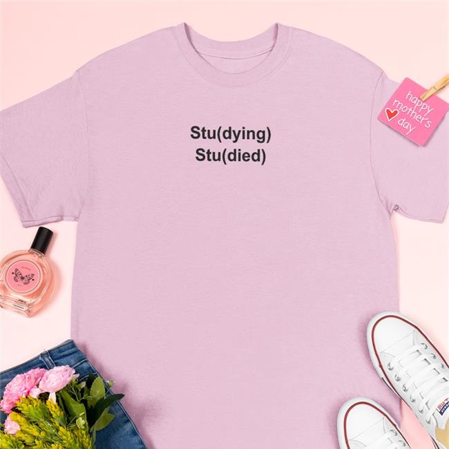 Slshers Studying Studied T Shirt White