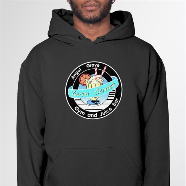 Angel Grove Young Center Gym And Juice Bar Shirt Power Rangers David Yost
