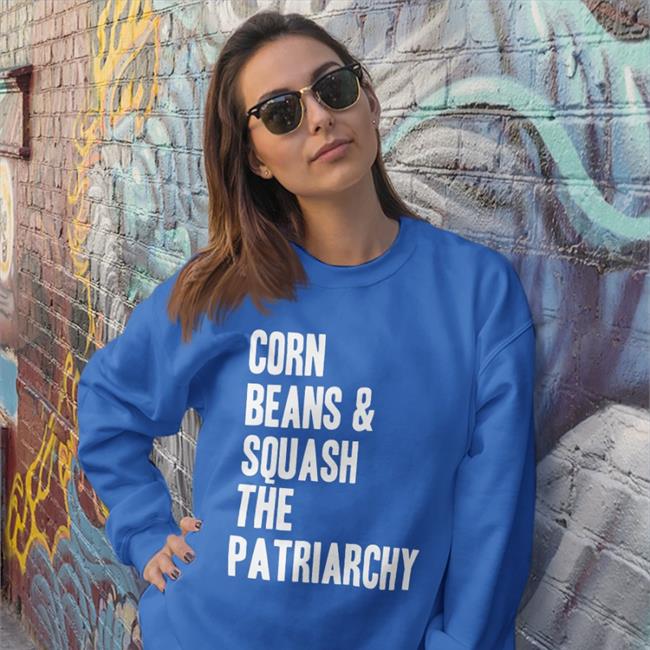 Mohawkemotions Merch Corn Beans Squash The Patriarchy T Shirt Red