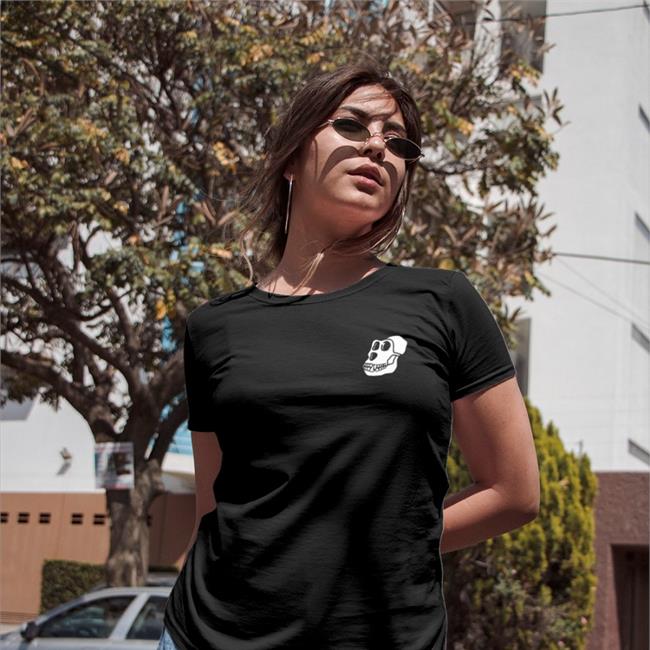 Bored Ape Yacht Club Logo Tee Shirt Black